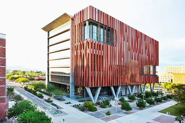 University of Arizona's building with Solarban 90 Starphire