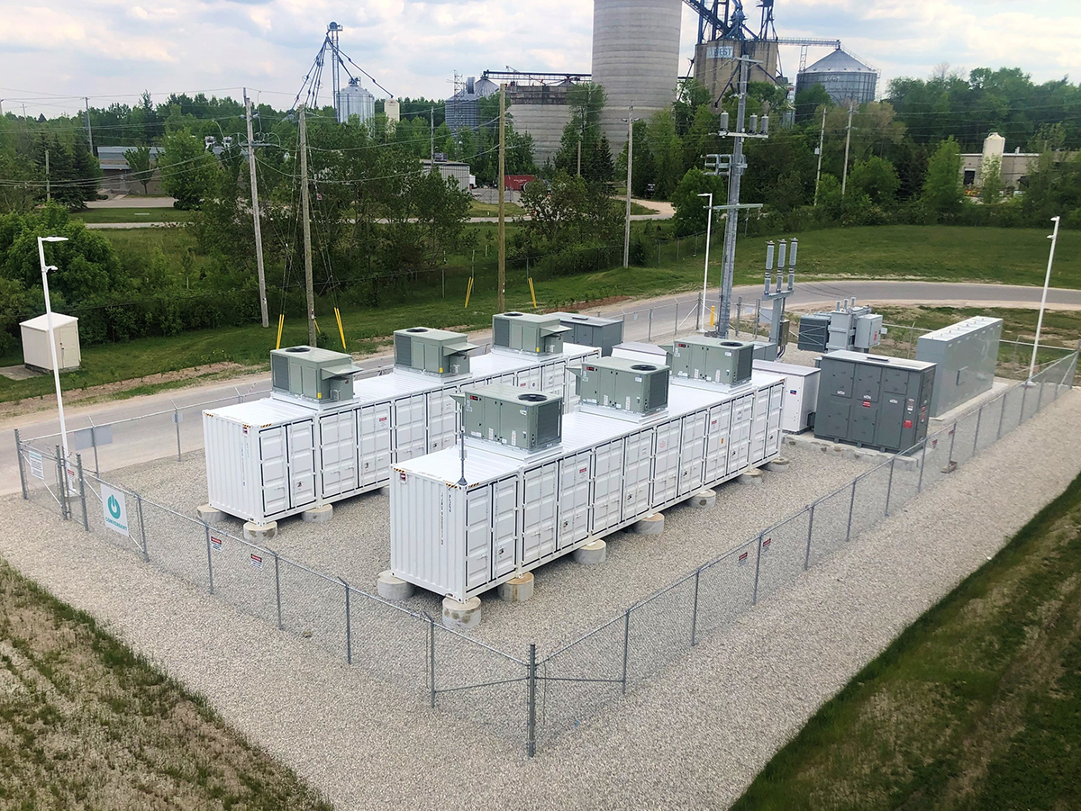 NSG Pilkington's Collingwood, Ontario plant now features an industrial-scale battery storage system, developed by Convergent Energy + Power.