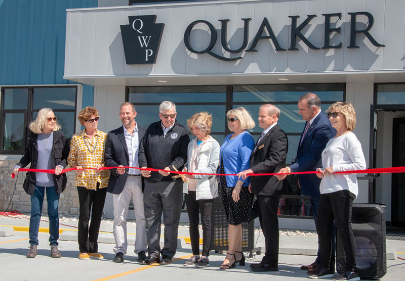 Quaker Windows ribbon cutting