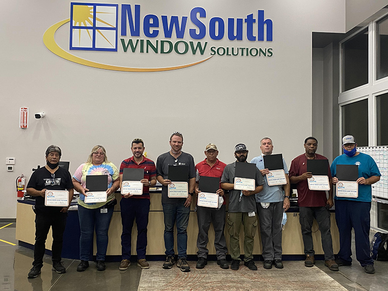 PGT Innovations truck drivers for the company’s NewSouth Window Solutions 