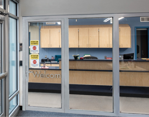 fire-rated entrance