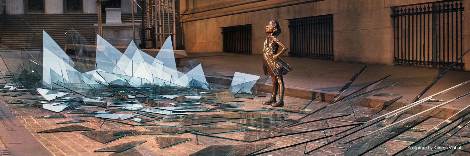 Artistic Glass Exhibit Illustrates Women Breaking Glass Ceilings Glass Magazine 