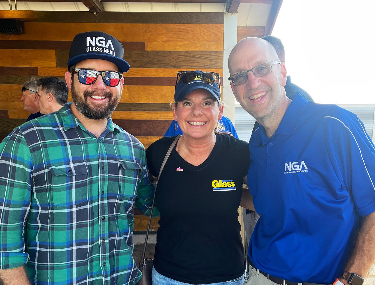 Andrew Haring, Jennifer Brereton and Max Perilstein at TGA Conference