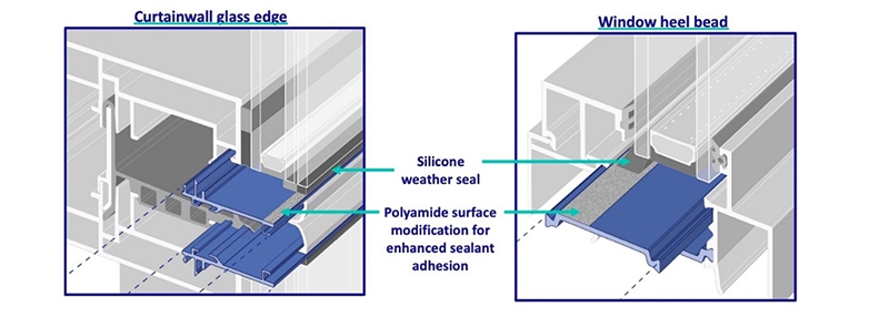 Graphic showing adhesion