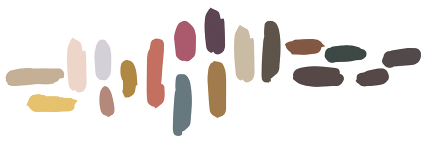 earth-toned color palette