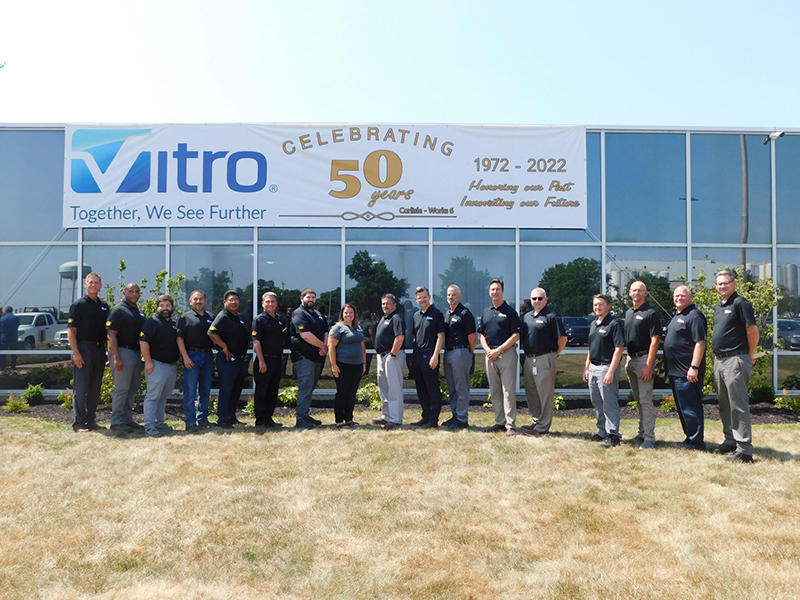 Trees planted at the Vitro Carlisle plant