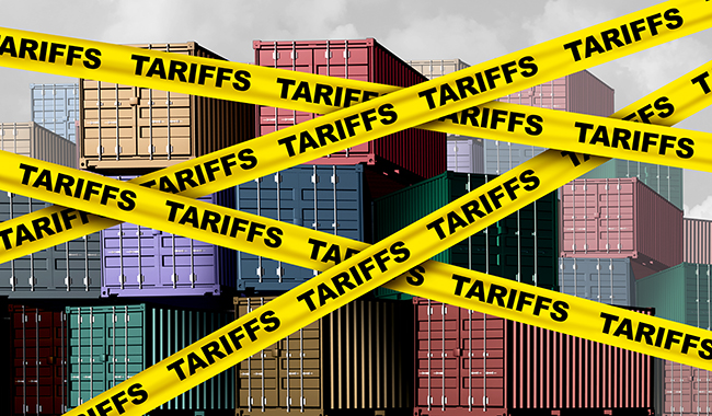 Tariff stock image