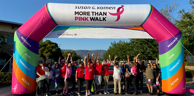 Milgard team members at the Susan G. Komen walk