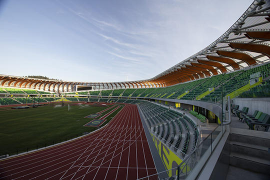 Trex Commercial Products Helps Set the Stage for Olympic Track Trials Trex Commercial Products Helps Set the Stage for Olympic Track Trials