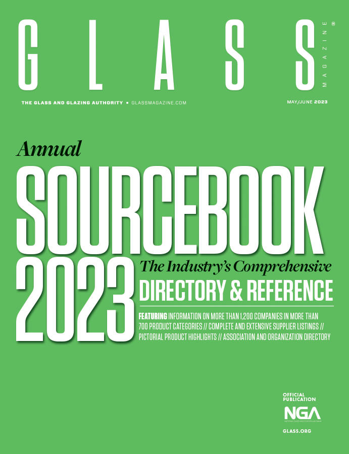 Browse Digital Version: the 2023 glass magazine sourcebook is the industry's comprehensive directory of suppliers to and reference list of associations and organizations representing the glass and glazing industry