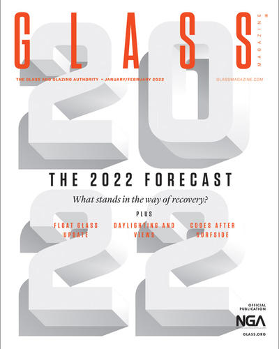 the digital edition of the january/february 2022 issue of glass magazine