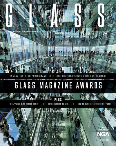 read the August issue of Glass Magazine featuring the 2022 winners of the Glass Magazine Awards