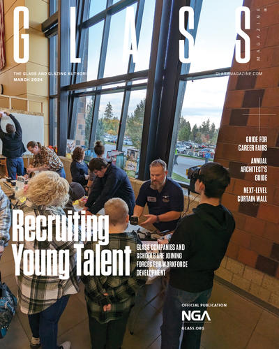 read about how glass companies and schools are joining forces for workforce development in the March issue of Glass Magazine