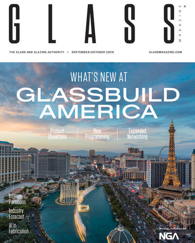 Read the September/October issue of Glass Magazine