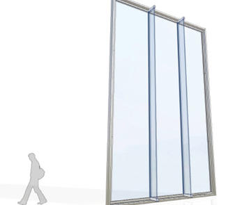 Sentech Architectural Systems impact-resistant structural glass system