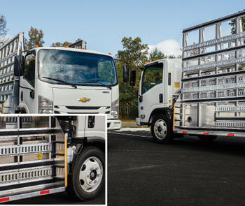 glass carrying bottom ledge for truck