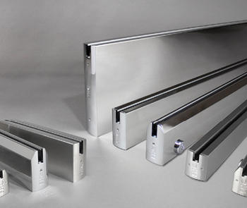 frameless door rail system