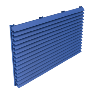 Architectural PTAC louvers