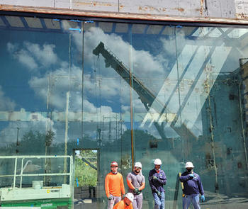 installation of commercial impact windows