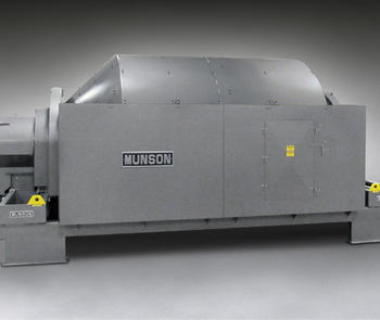 commercial mixer for abrasive materials