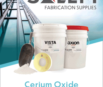 go beyond the edge with cerium oxide and cerium polish wheels from Salem Fabrication Supplies