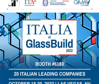 visit 20 leading italian companies in booth 6180 during GlassBuild America