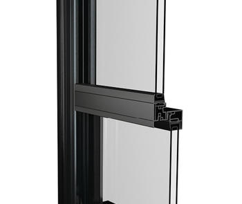 black solid-color PVC extrusion