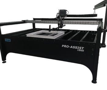 hand-glazing table