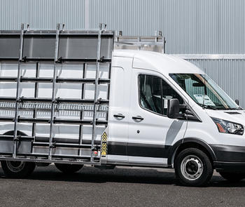 glass van