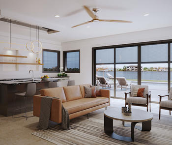 Patio doors with between-glass blinds