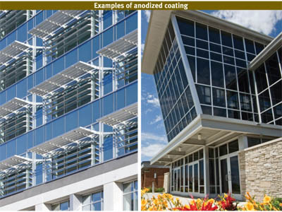 Examples of anodized coating